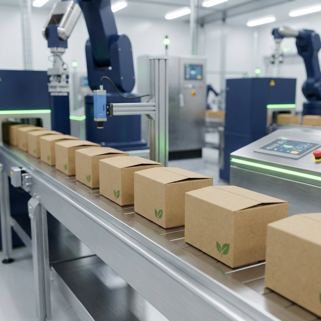 Automated cardboard manufacturing process